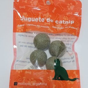 Cat nip pelota x 4 unidades