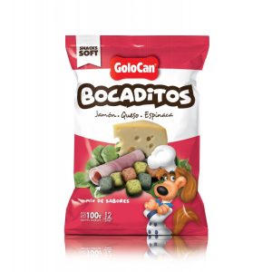 BOCADITOS GOLOCAN JAMON, QUESO Y ESPINACA 100G